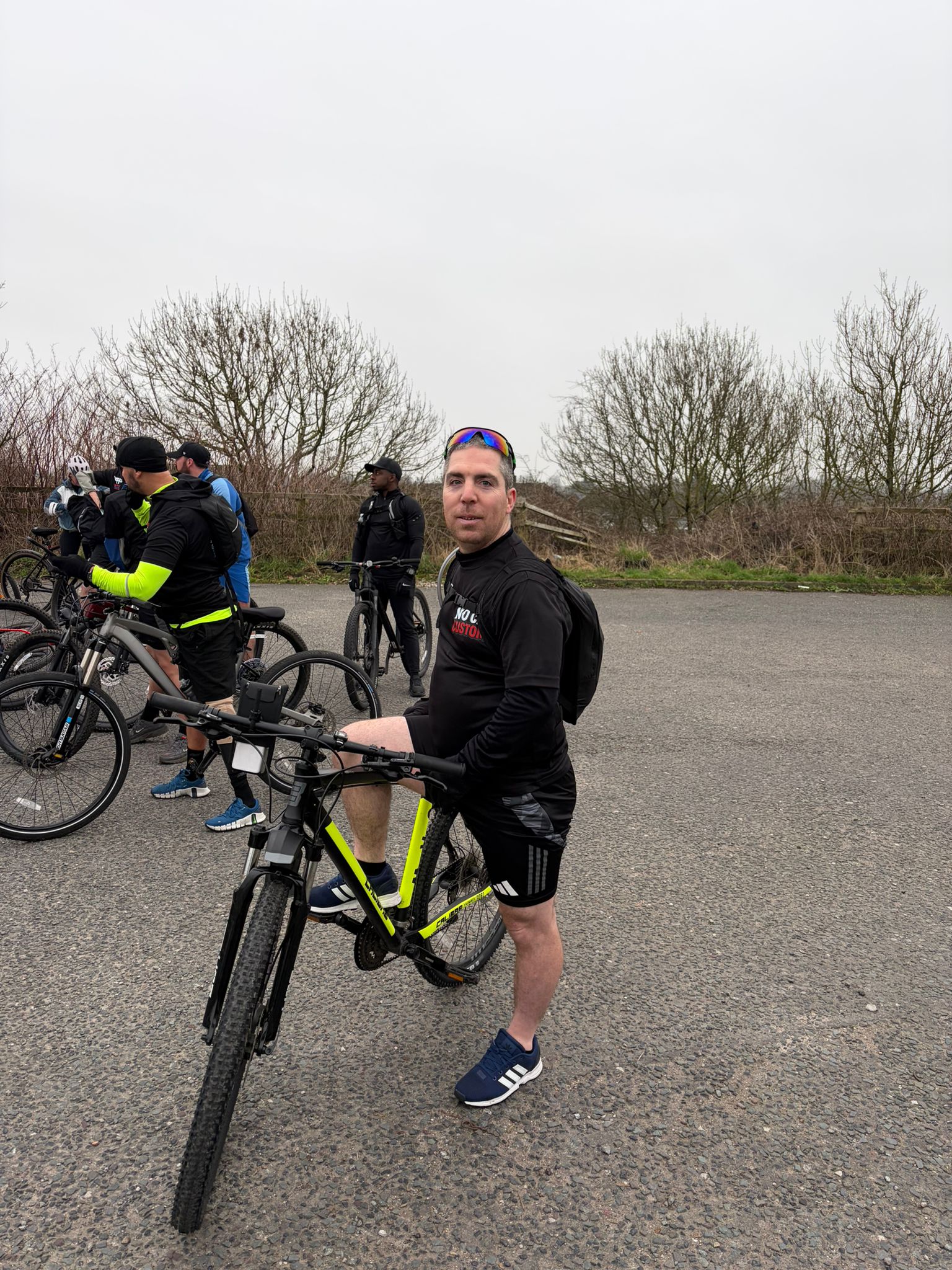 Charity Cycle — Pushing Hard